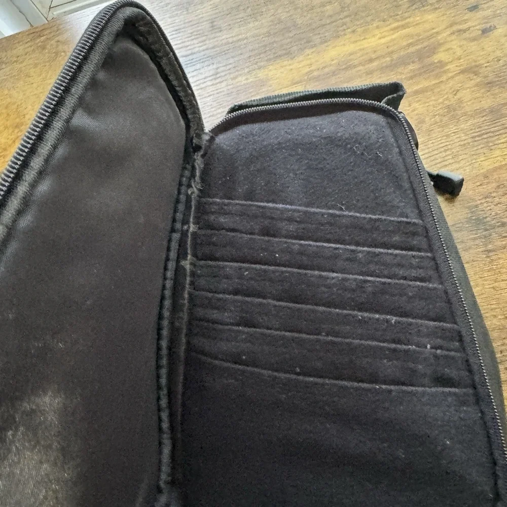 Microsoft Original Xbox Live Headset Game Storage Zip Carrying Case Black